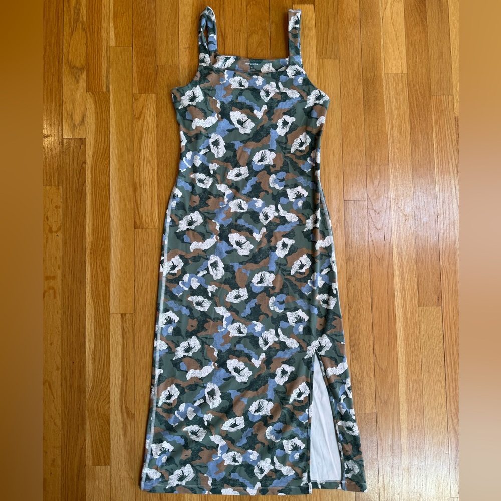 Anthropologie Daily Practice Square Neck Midi Dredd